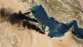 الأقمار الصناعية تكشف عن وجود حرائق في حقول الغاز في قطر والسعودية.