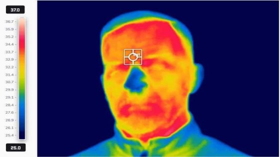 كشف الكذب عبر تغير حرارة الأنف والجبهة