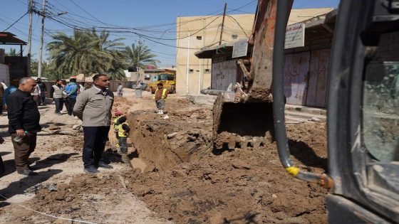 العامري يتفقد مشروع حي أم النعاج: تقدم ملحوظ وتوسعة للشوارع رغم قلة التخصيصات