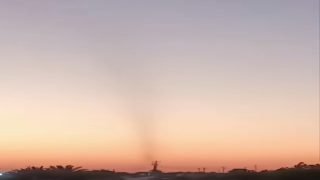 دخول حشرات بأعداد كبيره على شكل اعصار في محافظة ميسان 
