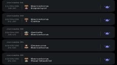 إذا فاز برشلونة في مباريات الدوري الخمس القادمة، فسيتوج بطلاً في ملعب كامب نو ضد ريال مدريد