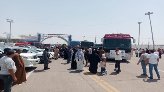 تفويج أول قافلة حجاج من محافظة ميسان باتجاه الديار المقدسة