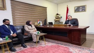رئيس اتحاد القنوات والإذاعات في البصرة تهنئ مدير مكتب التصديقات الخارجية الجديد وتدعو لدعم عمل المكتب