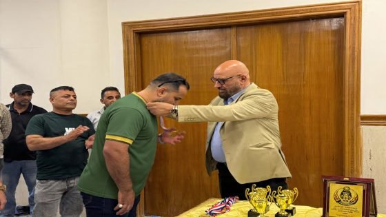 *طالب كلية الآداب بجامعة البصرة “أنور الربيعي” يتوج بطلاً لبطولة كرة المنضدة الطلابية*