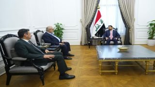 الزيدي يستقبل وفد العتبة الحسينية المقدسة