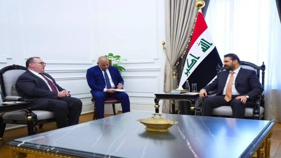 الزيدي يبحث مع القائم بأعمال السفارة الأمريكية توسيع الشراكة في المجالات الاقتصادية والاستثمارية والثقافية