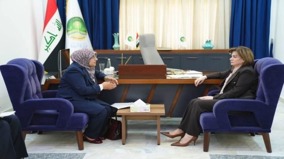 وزيرة البيئة: الشراكات الدولية ركيزة لتعزيز المرونة المناخية وحماية الأطفال في العراق