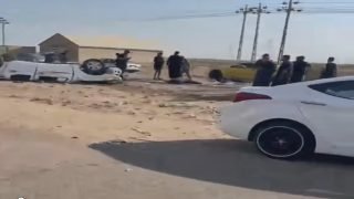 حادث سير مروع يودي بحياة عائلة كاملة على طريق العمارة المجر الكبير