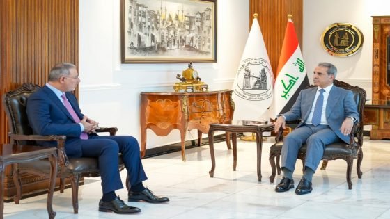 رئيس مجلس القضاء الأعلى يهنئ رئيس جهاز الأمن الوطني الجديد ويبحث معه التنسيق التحقيقي
