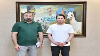 مفتن يؤكد دعم إنشاء مدينة رياضية أولمبية في نينوى ويشيد بالعمل الإداري لفرع المحافظة