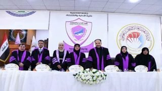 رئيس جامعة الفرات الأوسط التقنية يترأس مناقشة أطروحة دكتوراه في جامعة القادسية
