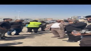 حملة تطوعية مشتركة بجهود حكومية و شبابية متميزة لتنظيف الجسر الإيطالي ( جسر الشهيد محمد باقر الصدر ) بإزالة النفايات والأتربة وصبغ وتأهيل لبعض أجزاء الجسر