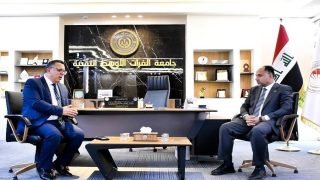 جامعة الفرات الأوسط التقنية تستقبل وفد اتحاد مجالس البحث العلمي العربية لبحث الشراكة البحثية