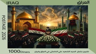 وزير الاتصالات مصطفى سند: إطلاق طابع بريدي بمناسبة التشييع المهيب الذي شهده العراق تخليداً لاستشهاد السيد الخامنئي