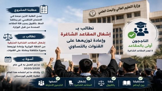 نداء إلى أصحاب القرار: لا تقتلوا الطموح.. أنصفوا المتفوقين في الدراسات العليا!