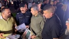 زيارة مدير عام شؤون المخدرات والمؤثرات العقلية الفريق احمد الزركاني و رئيس خلية الاعلام الامني الفريق سعد معن الى موكب مديرية شؤون مخدرات كربلاء و المتحف المركزي للمديرية العامة