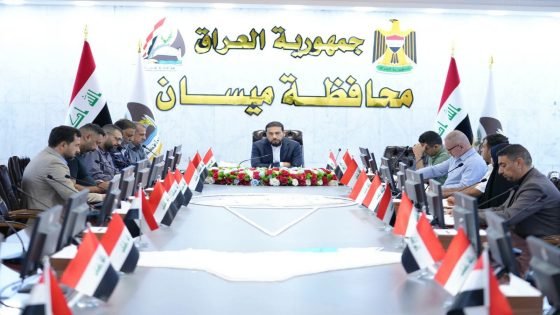 محافظ ميسان يبحث مع مديري الدوائر الخدمية تسريع إنجاز المشاريع وتحسين مستوى الخدمات