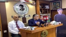 الروائي الدكتور جابر خليفة جابر في رابطة مصطفى جمال الدين الأدبية. .