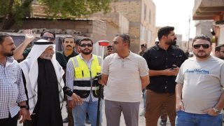 العامري يتفقد مشروع كردلان الخدمي بعد إحالته من قبل حكومة البصرة المحلية