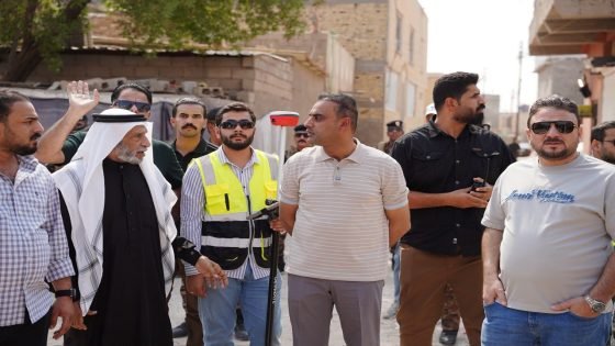 العامري يتفقد مشروع كردلان الخدمي بعد إحالته من قبل حكومة البصرة المحلية