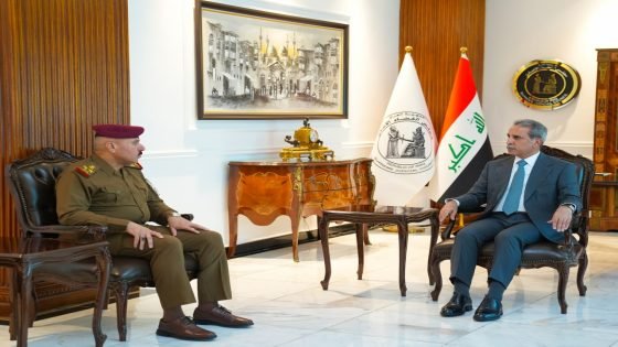 ​رئيس مجلس القضاء الأعلى يهنئ الشمري بمناسبة تكليفه مديراً لمكتب القائد العام