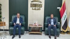الدكتور حسن جمعة يلتقي معاون عميد كلية الإمام الكاظم (ع) ويبحثان آفاق التعاون المشترك