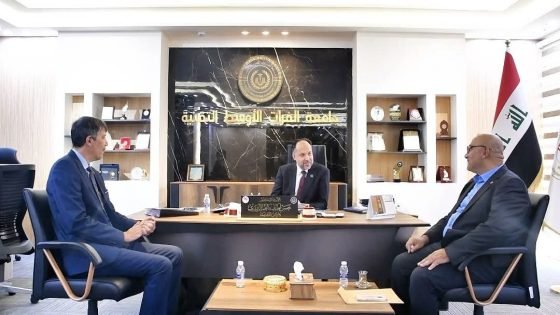 جامعة الفرات الأوسط التقنية تبحث تعزيز التعاون العلمي مع كلية التربية البدنية وعلوم الرياضة في الكوفة