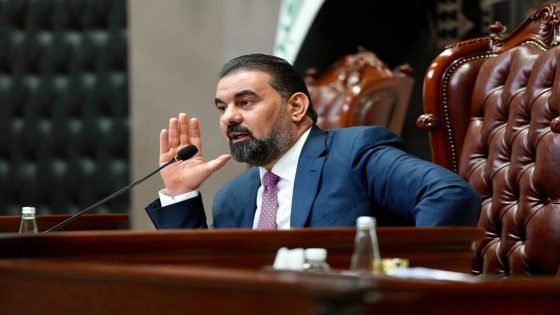 رئيس مجلس النواب “هيبت الحلبوسي” لوزير النفط: “لا نتحجج بهرمز وشخصوا الخلل وكولوا أكو تهريب بنزين”.