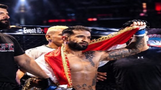 المقاتل علاء عصام سالم يحقق انتصاراً خاطفاً في بطولة ICFC 20