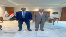 رئيس مجلس القضاء الأعلى يستقبل مستشار السفارة السودانية ويبحث التعاون القضائي المشترك 