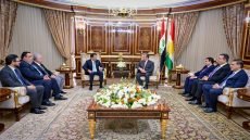 مسرور بارزاني يستقبل عقيل مفتن في أربيل لبحث تعزيز التعاون الرياضي