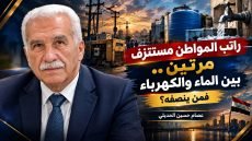 راتب المواطن مستنزف مرتين بين الماء والكهرباء.. فمن ينصفه؟