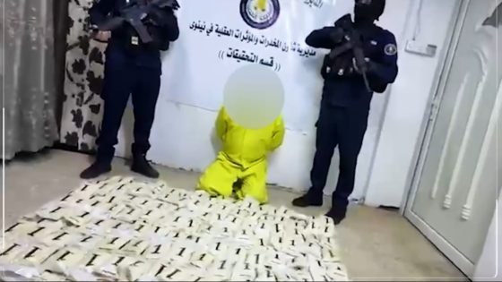 عملية مشتركة في اقليم كردستان .. مخدرات نينوى تطيح بتاجر وتضبط 50 كغم من الكبتاجون